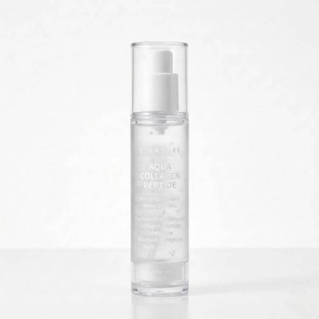 에스네이처 아쿠아 콜라겐 펩타이드 트리플 젤 에센스, 50ml, 1개 - 쿠팡