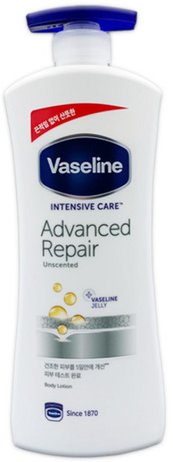 바세린 인텐시브 케어 어드밴스드 리페어 바디로션 무향, 600ml, 1개