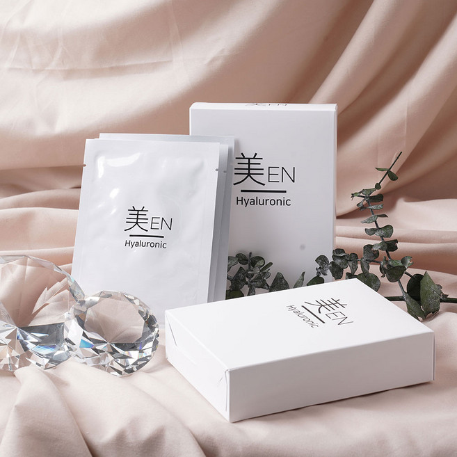 미이앤 수분 미백 마스크팩 히알루로닉 순한 마스크시트, 10개입