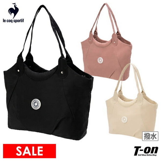 르꼬끄 le coq 남성 여성 골프 토트 카트 백 병 홀더 보스턴 라운드 가방 2025SS, F(F), 블랙(BKGY)