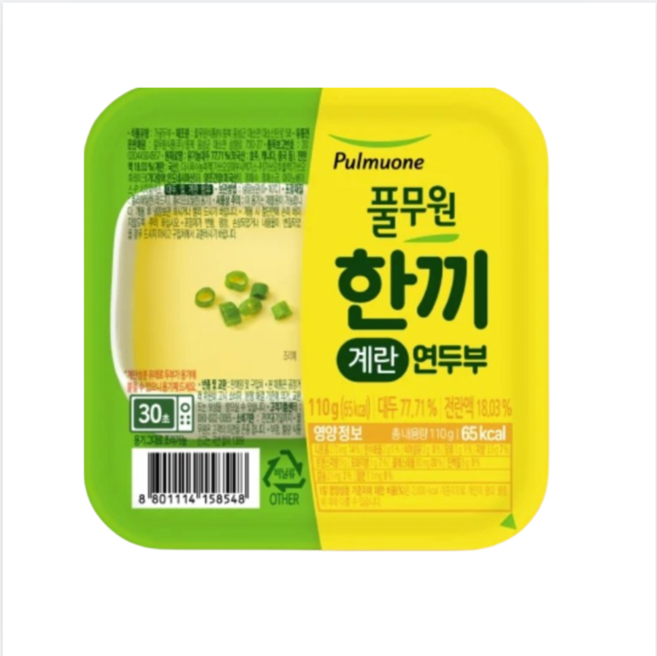 풀무원 한끼계란연두부, 110g, 10개
