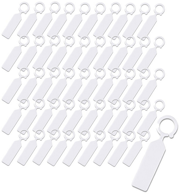 화분이름표4 50개 set 그린 화이트 레드 핑크 오렌지 옐로우 선택가능, 화이트50개set