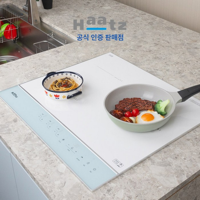 하츠 부띠크 인덕션 3구 IH-3606TTL 부띠끄 컬러 인덕션 (타공 560x480), 빌트인, 민트