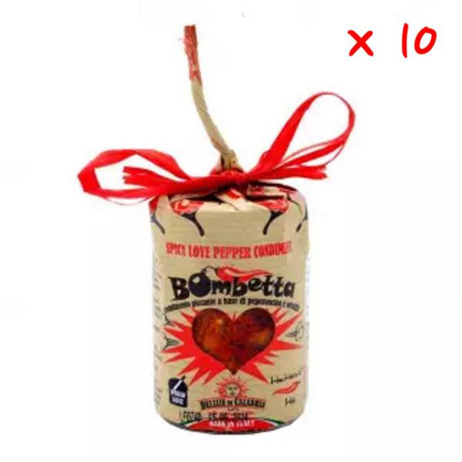 델리지 디 카라브리아 봄베타 엑스트라 핫 칼라브리안 칠리 베지테이블 소스, 10개, 90g