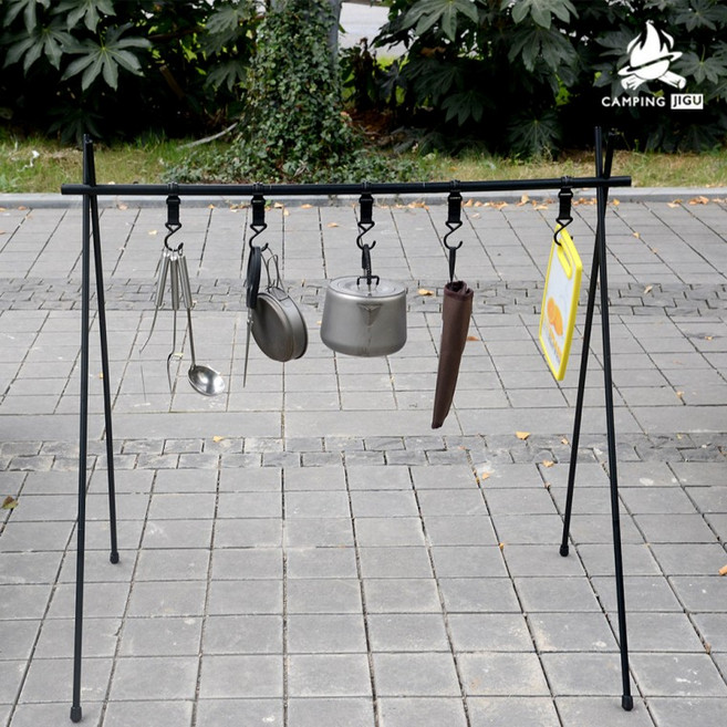 캠핑 지구 인디언 행어 행거 건조대 식기걸이 높이 조절 캠핑용 캠핑식 용식 용품, (01)인디언행어, 1개