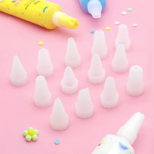 데코덴 모양 깍지 13종류 데코용 휴대폰 케이스꾸미기 재료, C1223. 크림 깍지