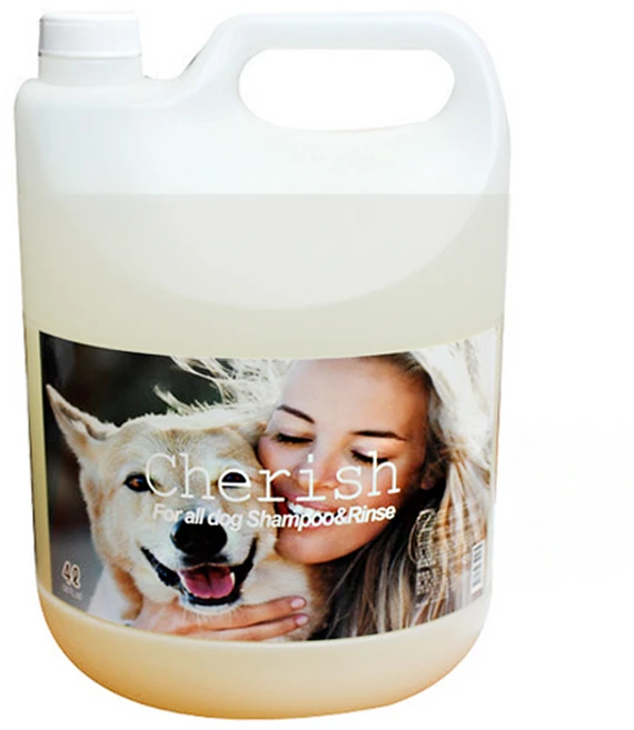 체리쉬 전견용 샴푸+린스 4L 대용량 강아지샴푸, 1개 - 쿠팡