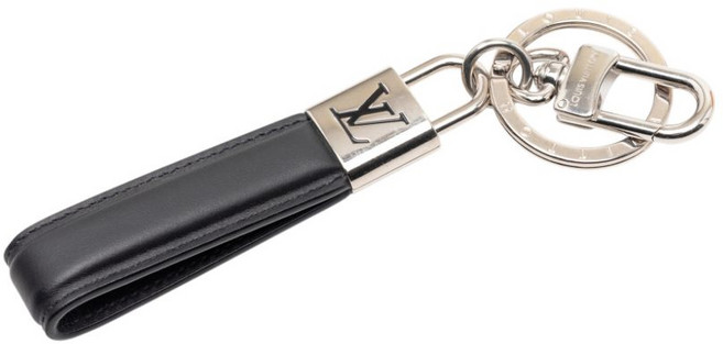 루이 비통 중고 2022 레더 드라곤 LV 패드락 백 참 앤 키홀더