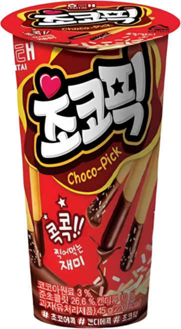 해태제과 초코픽, 45g, 1개