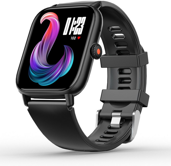 WAPIK 블루투스 통화 스마트워치 Z8 한글판 GPS, 블랙, 4.8cm, GPS + 블루투스