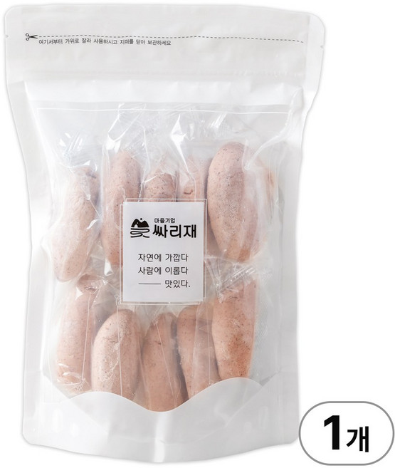 싸리재 수수부꾸미만들기 [ 구워먹는 수수부꾸미 냉동생지 600g ] 수수떡 부꾸미 경단 통팥, 1개