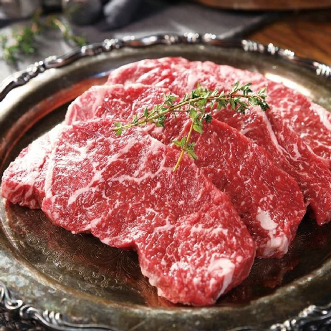 만블링 한우 채끝구이, 4개, 200g