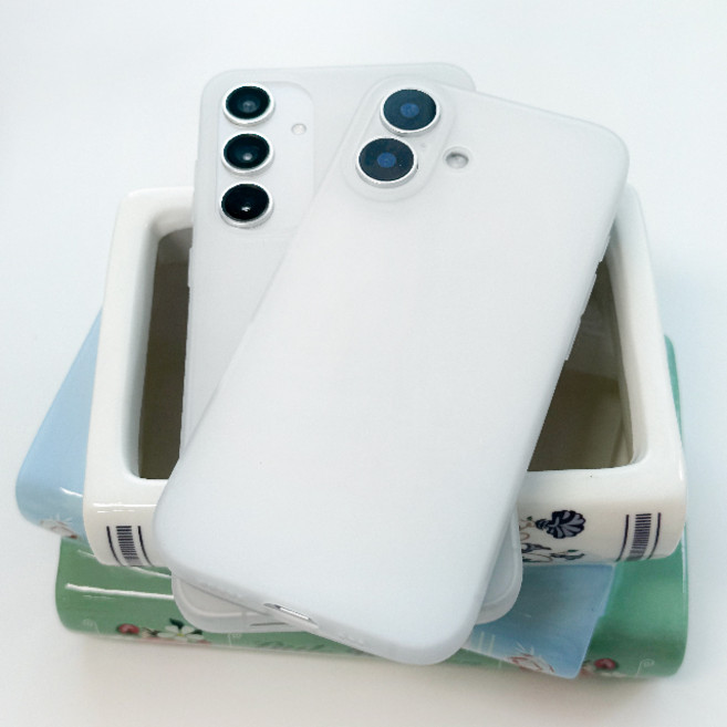 1+1 무광 반투명 매트 초슬림 아이폰 갤럭시 케이스 폰케이스