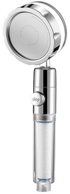 스테인레스 각도조절 필터 샤워기 헤드 녹물제거 미세물질 여과 정화 강력 수압, 1개, onecolor