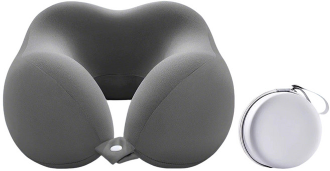 Shipshape 여행용 기내용 휴대용 메모리폼 목베개 경추 목쿠션