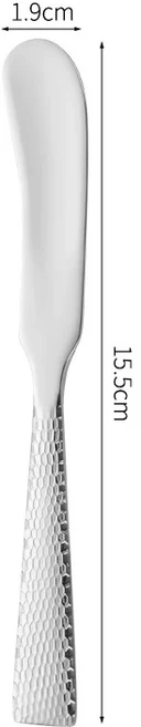 다기능 치즈 버터 나이프 스테인레스 스틸 가정용 아침 식사 빵 잼 주방 도구 1PC, 01 Silver