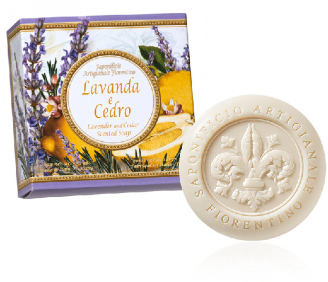 사프 이탈리아 명품향수비누 보습 라벤더&삼나무향, 100g