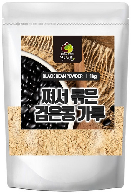 100% 국산 검은콩가루 서리태 가루 1kg 대용량 해피스토어70, 1개