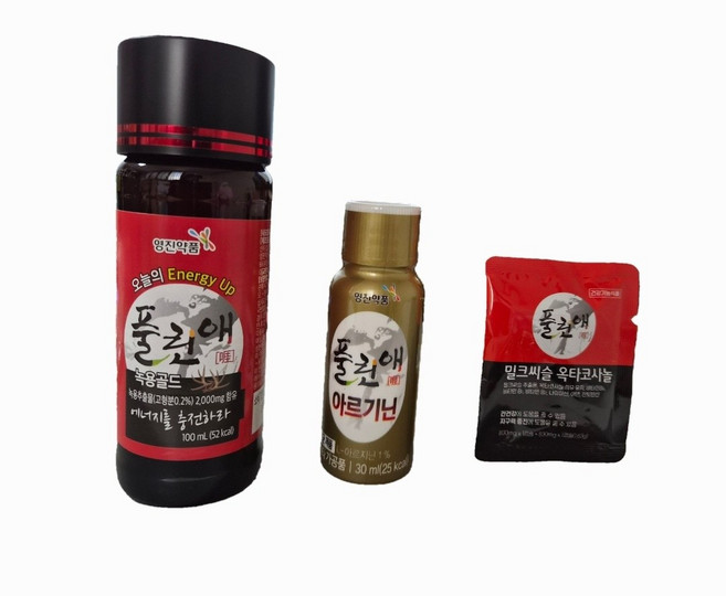 풀린애 헛개골드 녹용골드 1세트 /아르기닌 아스파라긴산 밀크씨슬옥타코사놀, 1회분