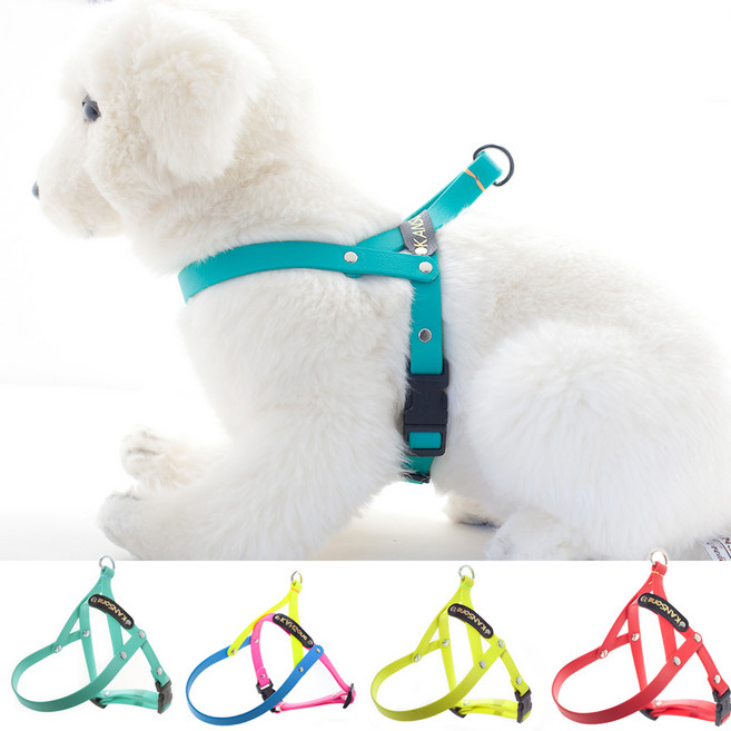 여름 방수하네스 앞섬방지 몸줄 가슴줄 하네스, 컬러하네스(레드), 1개