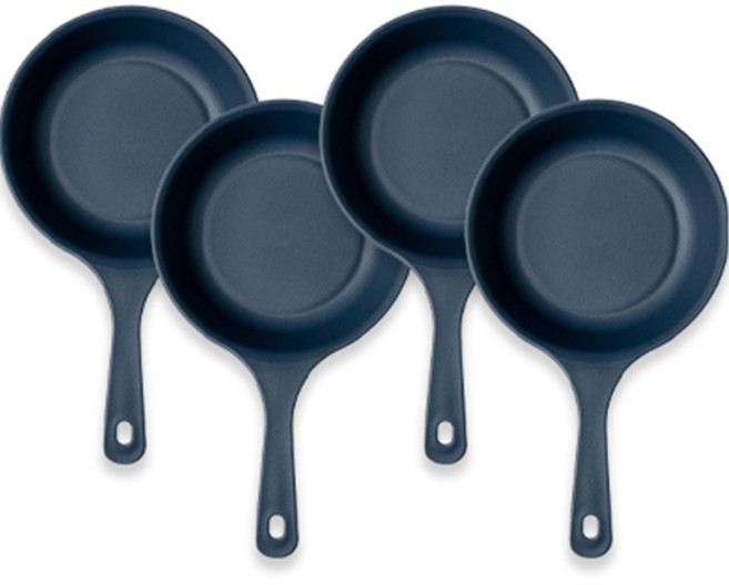 주방선생 The 단단한 손잡이 앞접시 S, 네이비, 단품, 4개