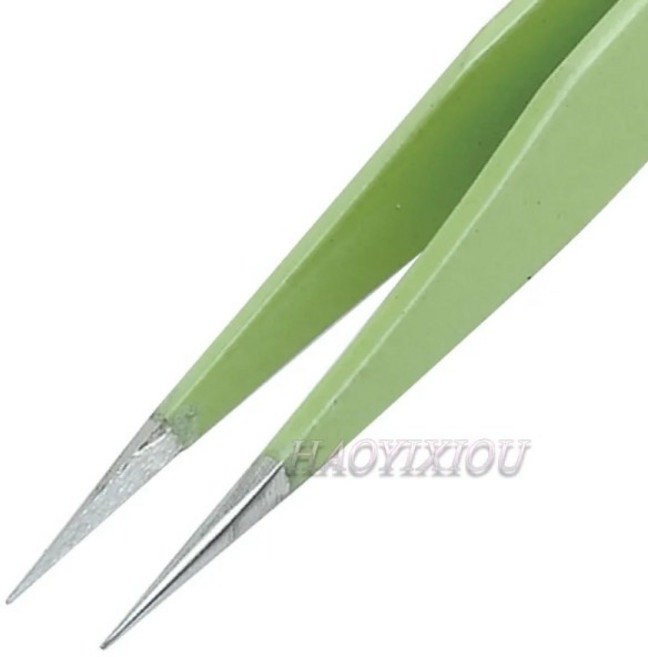 Proskit 1PK-101T 120mm 절연 핀셋 납땜 스테이션 용 비자성 정전기 방지 원형 타구 스트레이트 핀셋