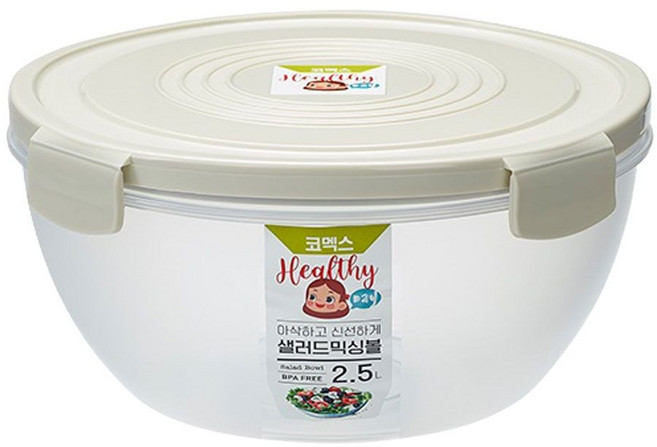 코멕스 아삭하고 신선하게 셀러드믹싱볼2.5L-H, 단품, 1개