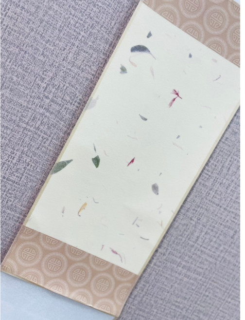 正大筆莊 蠟染掛軸 迷你捲軸中堂, 雲龍花草