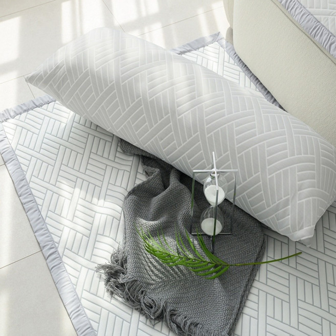 리빙플러스 듀라론 냉감 바디필로우 3중직, 바디필로우 솜 40x100