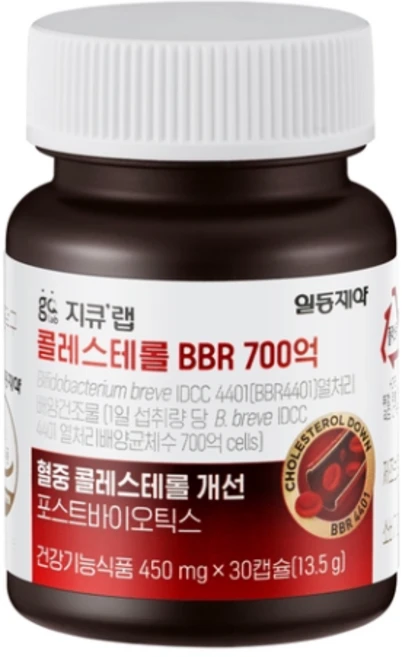 일동 지큐랩 콜레스테롤 BBR 700억 450mg x 30캡슐 코스트코코리아정품, 1개, 30정 - 쿠팡
