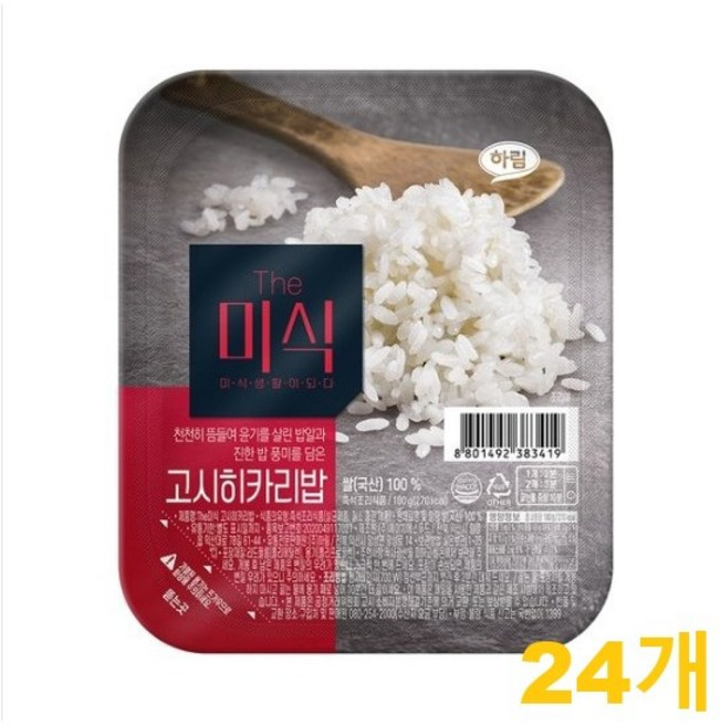 더미식 고시히카리밥, 24개, 180g