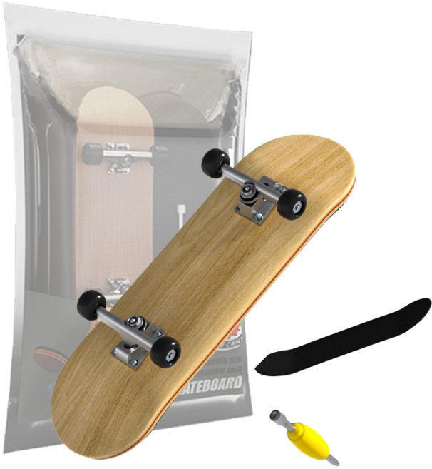 클라이트 입문용 핑거보드 핸드 전용 스케이트보드 미니스케이트보드, 1개, 블랙 휠