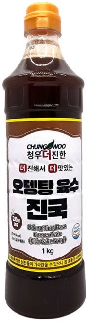 청우 더진한 오뎅탕육수진국, 1kg, 1개