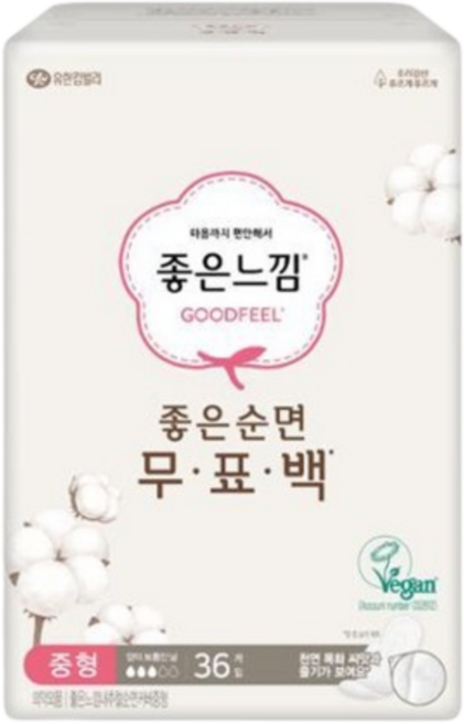좋은느낌 좋은순면 무표백 대용량 대형 32P, 대형/슈퍼, 32개입, 1개
