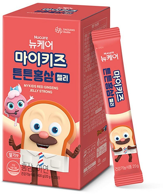 마이키즈 튼튼홍삼 젤리, 5개