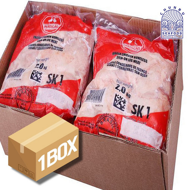 페르디가오 닭정육 순살 뼈없는 닭다리살 브라질, 1박스, 12kg