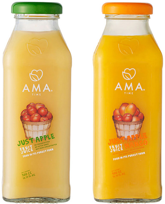 아마타임 저스트 2종(애플 6개+애플 망고 6개) 300ml, 12개
