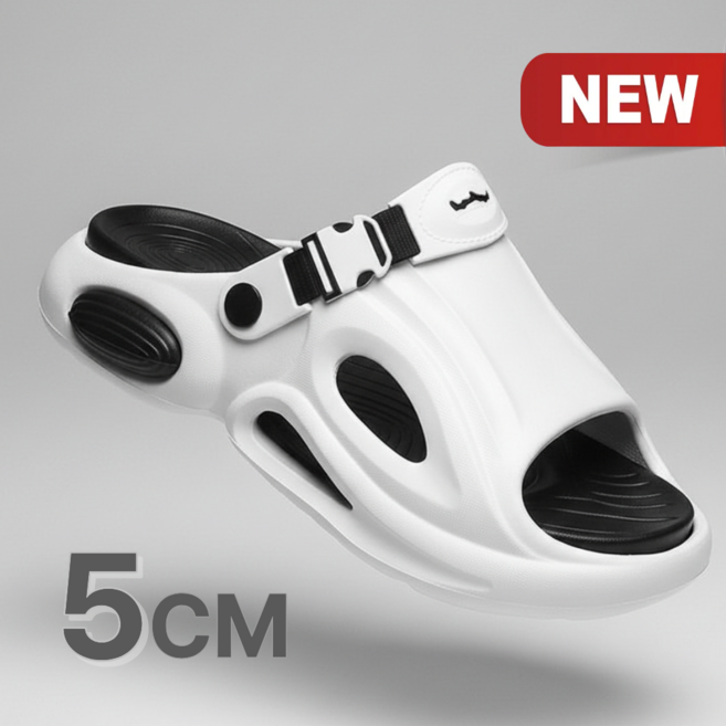 더보누르 남성 족저근막 슬리퍼 리커버리 아치 쿠션 샌들 아쿠아 슈즈