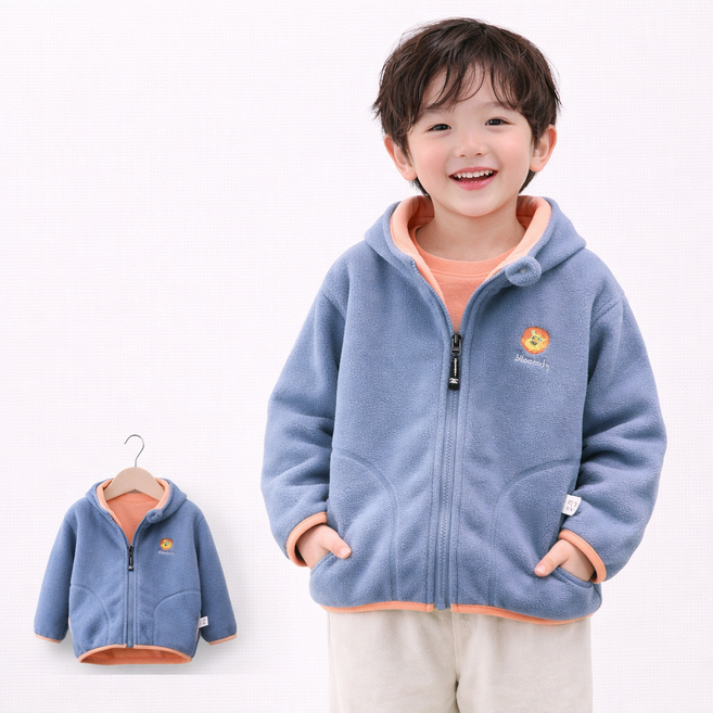유아 아동 후리스 후드집업 키즈 플리스 점퍼