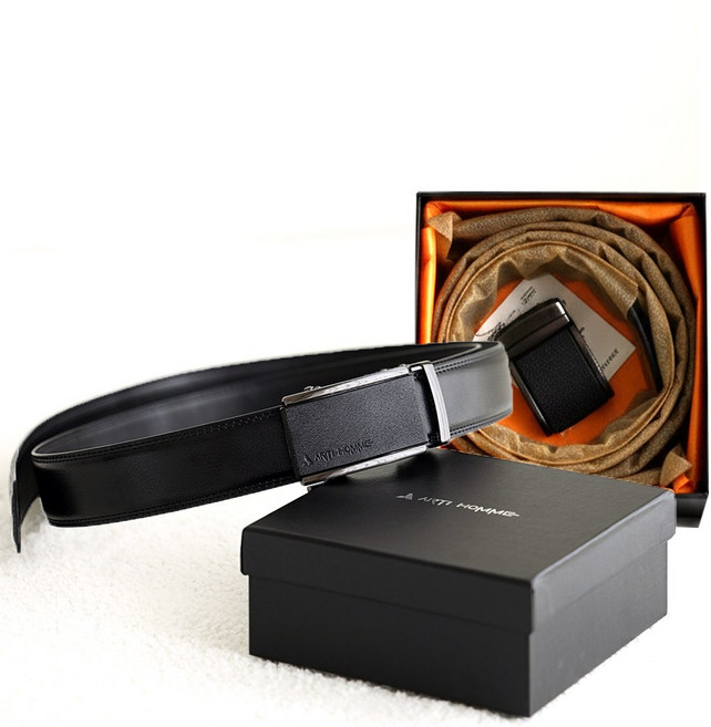 아르띠옴므 남자 벨트 정장 가죽 허리띠 자동 명품 천연 소가죽 와이드 빅사이즈 130cm