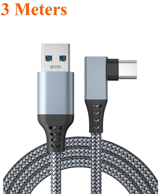 Meta Quest 3/3S 3.0 링크 케이블 VR 2/pro 액세서리 용 고속 안정적인 데이터 전송 연결 충전