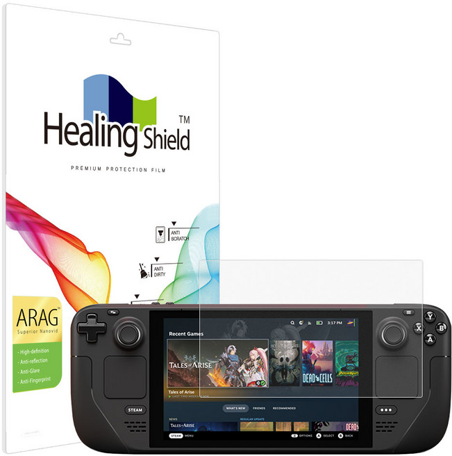 힐링쉴드 밸브 스팀덱 OLED ARAG 고화질 저반사 액정보호필름 1매, 1개
