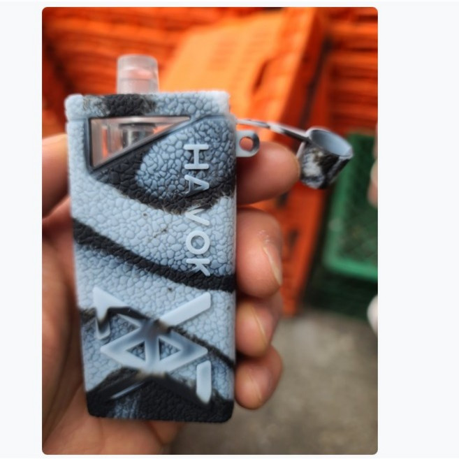 유웰 하복 SE 하보크 실리콘 케이스, 1개, 블랙앤화이트[HAVOK]