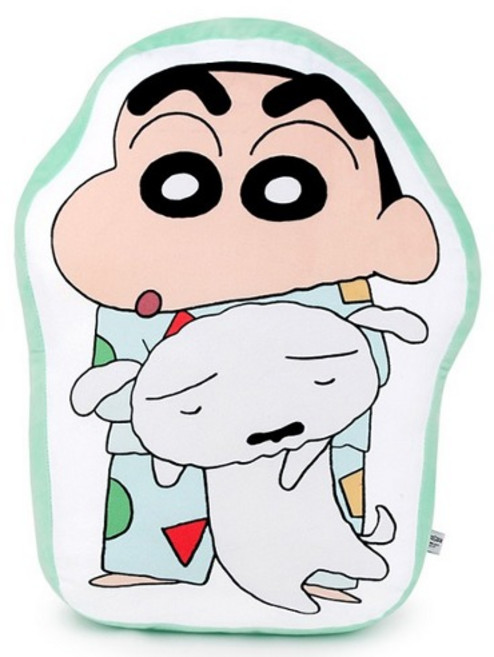 짱구 파자마 라인 프린트 쿠션 3