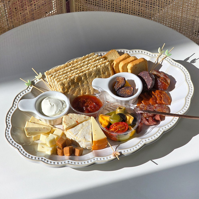 아뮤즈 치즈플래터 2-3인 16종 와인안주 위스키 홈파티 기념일 선물 세트, 325g, 1세트