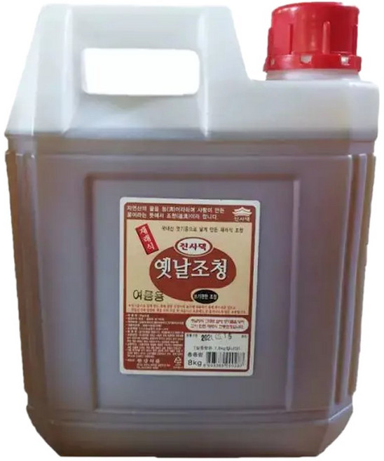 진사댁 재래식 옛날조청 8kg/ 물엿조청과당쌀엿, 1개