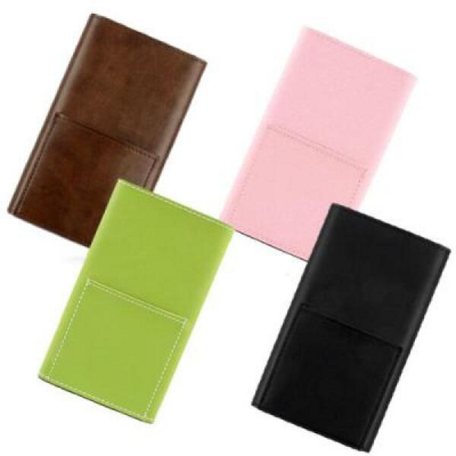 샤오미 보조배터리 가죽케이스 10000m 2세대 [W02E5F8], 다크브라운, 1개