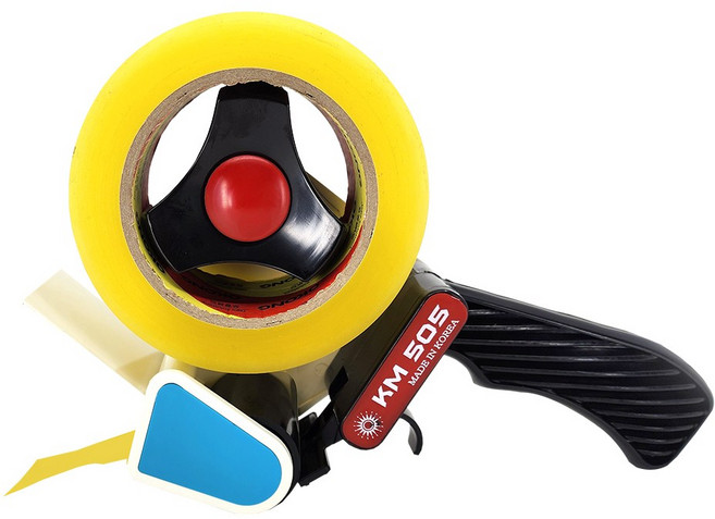 KM-505 라이트 광명화학 국산 박스 테이프 커터기, 1개