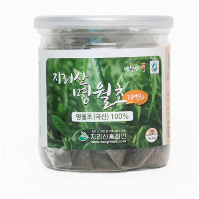 지리산홍화인 지리산 명월초차 20티백, 1개, 20개입, 1.1g