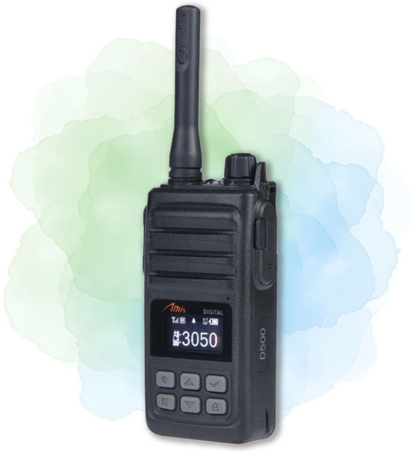 아미스 D500 업무용 디지털 무전기 신상품, 1개, 아미스D500+숏안테나